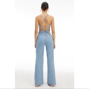 Good American Denim Jumpsuit